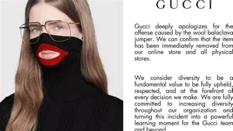 gucci blackface sweater apology|gucci controversy.